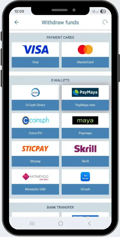 1xbet app local payments